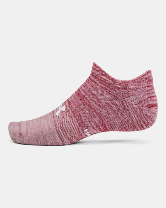 Unisex sokken UA Essential No Show – 3 paar, Pink, pdpMainDesktop image number 3
